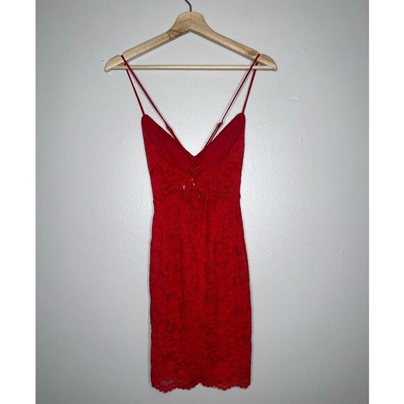 Angel Biba x Selfie Leslie Forget Me Not Criss-Cross Back Lace Bodycon Dress XS - Picture 6 of 7